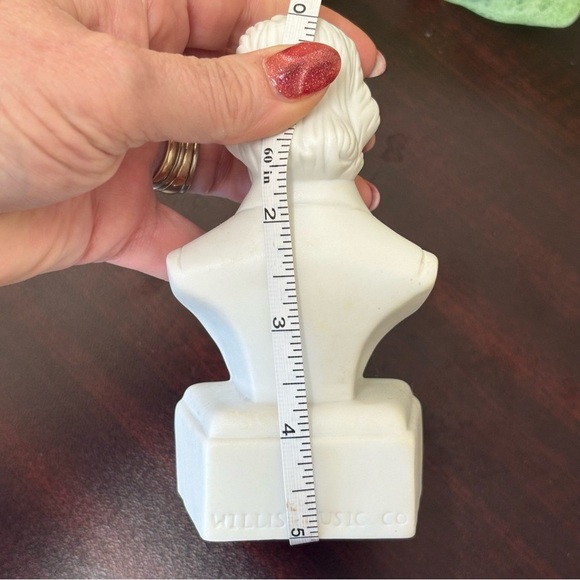 Vintage Willis Music Co. Composer BEETHOVEN Mini Bust - Picture 9 of 10